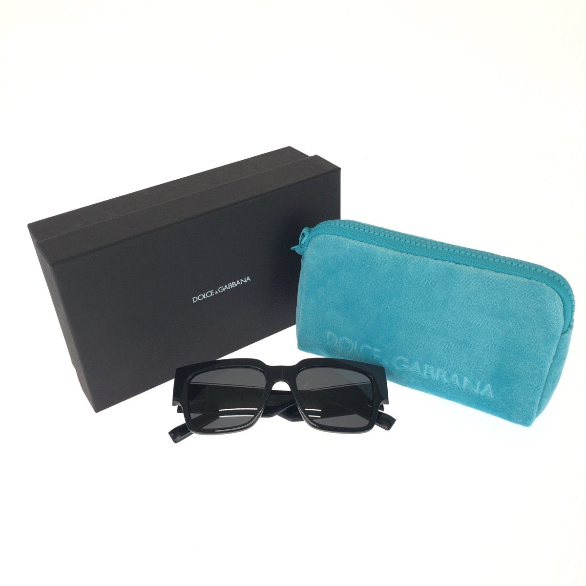 26137
DOLCE&GABBANA ドルチェアンドガッバーナ DGエラスティック サイズ 52□18 ブラック 黒 シルバー金具 プラスチック DG6184 501/87 サングラス 男女兼用 スクエア メンズ S14