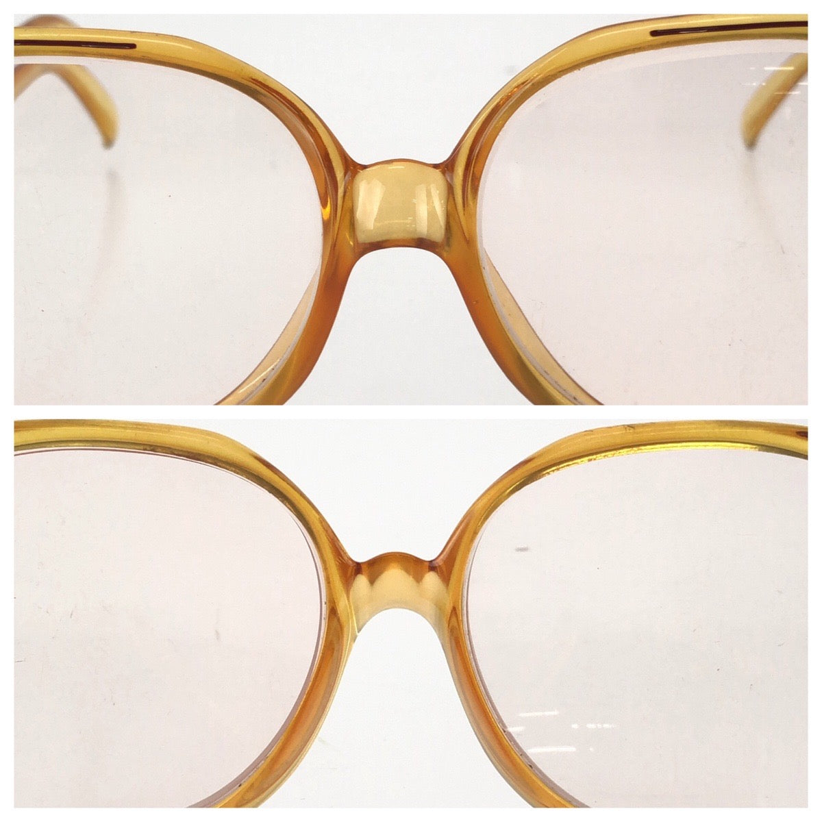 26139
Christian Dior クリスチャンディオール ヴィンテージ オプチル サイズ52□14 オレンジ シルバー金具 プラスチック 2035-30 サングラス フレームのみ オーバル レディース AB10