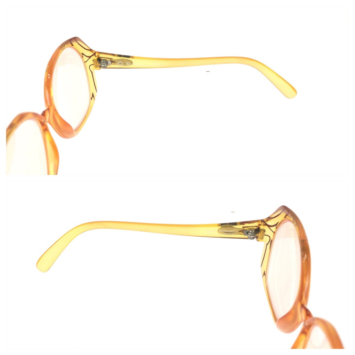26139
Christian Dior クリスチャンディオール ヴィンテージ オプチル サイズ52□14 オレンジ シルバー金具 プラスチック 2035-30 サングラス フレームのみ オーバル レディース AB10