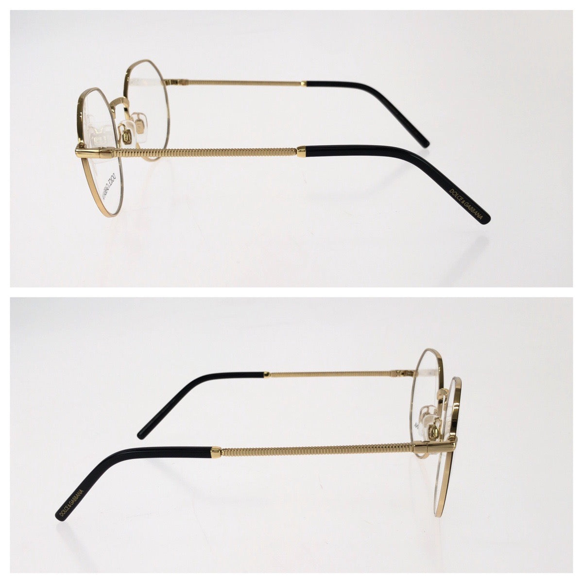 26141
DOLCE&GABBANA ドルチェアンドガッバーナ Essential パント サイズ 52□21 ブラック 黒 ゴールド金具 メタル / プラスチック DG1344 メガネ 伊達メガネ 男女兼用 メンズ S13