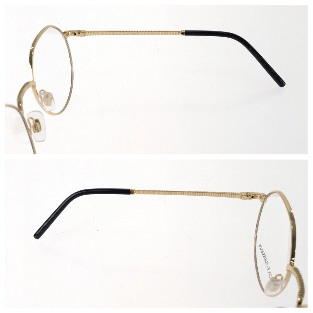 26141
DOLCE&GABBANA ドルチェアンドガッバーナ Essential パント サイズ 52□21 ブラック 黒 ゴールド金具 メタル / プラスチック DG1344 メガネ 伊達メガネ 男女兼用 メンズ S13