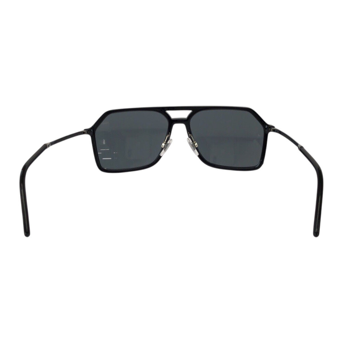 26144
DOLCE&GABBANA ドルチェアンドガッバーナ サイズ59□16 ブラック 黒 シルバー金具 プラスチック / メタル DG6196 501/6G サングラス 男女兼用 スクエア メンズ SA13