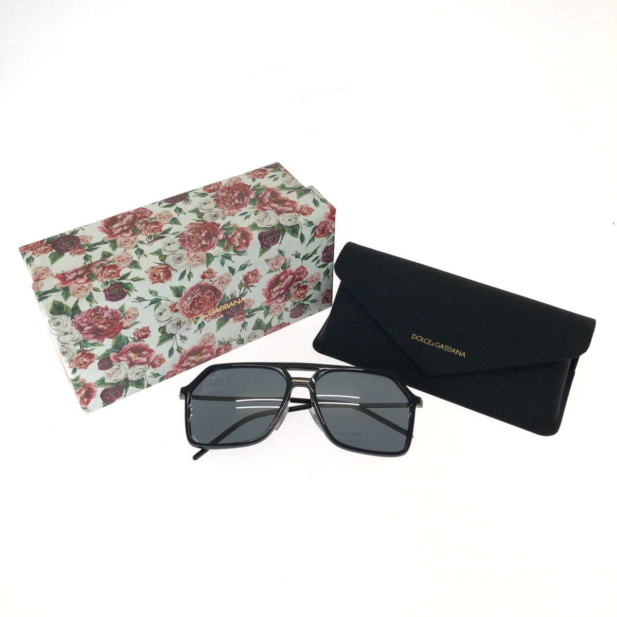 26144
DOLCE&GABBANA ドルチェアンドガッバーナ サイズ59□16 ブラック 黒 シルバー金具 プラスチック / メタル DG6196 501/6G サングラス 男女兼用 スクエア メンズ SA13