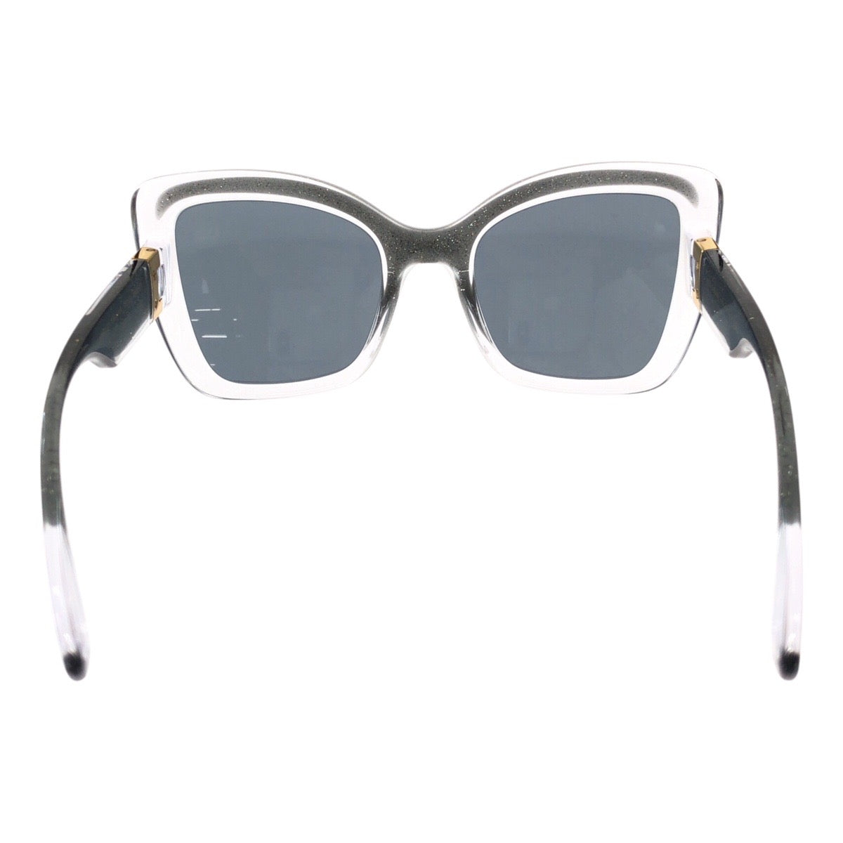26145
DOLCE&GABBANA ドルチェアンドガッバーナ サイズ53□22 クリア グレー ゴールド金具 プラスチック / メタル DG6170 33494R サングラス 男女兼用 バタフライ レディース S14