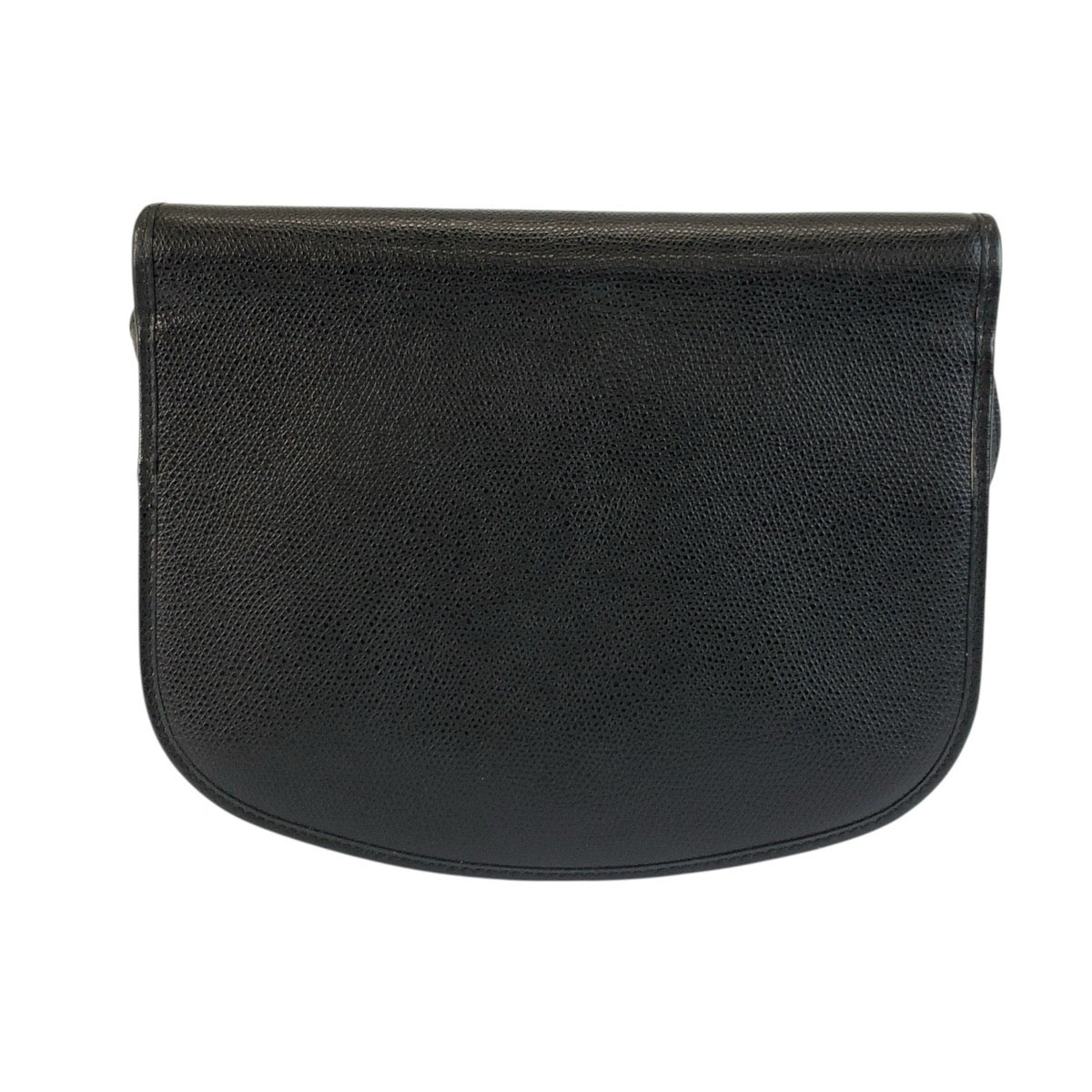26147
Christian Dior クリスチャンディオール ヴィンテージ ブラック 黒 ゴールド金具 レザー ショルダーバッグ ポシェット レディース ABP35