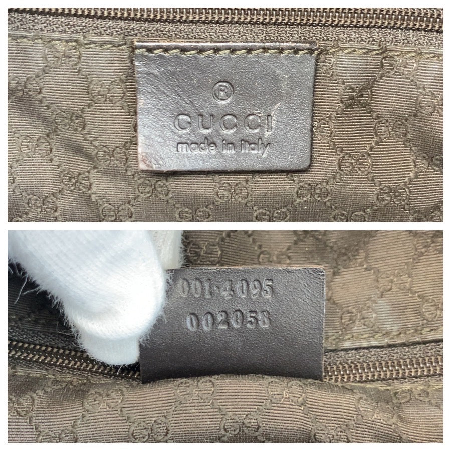 26152
GUCCI グッチ バンブー シェリーライン ベージュ ブラック ゴールド金具 キャンバス 001 4095 ハンドバッグ ショルダーバッグ レディース ABP35