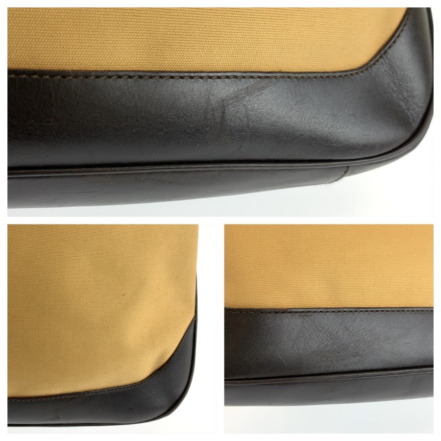 26152
GUCCI グッチ バンブー シェリーライン ベージュ ブラック ゴールド金具 キャンバス 001 4095 ハンドバッグ ショルダーバッグ レディース ABP35