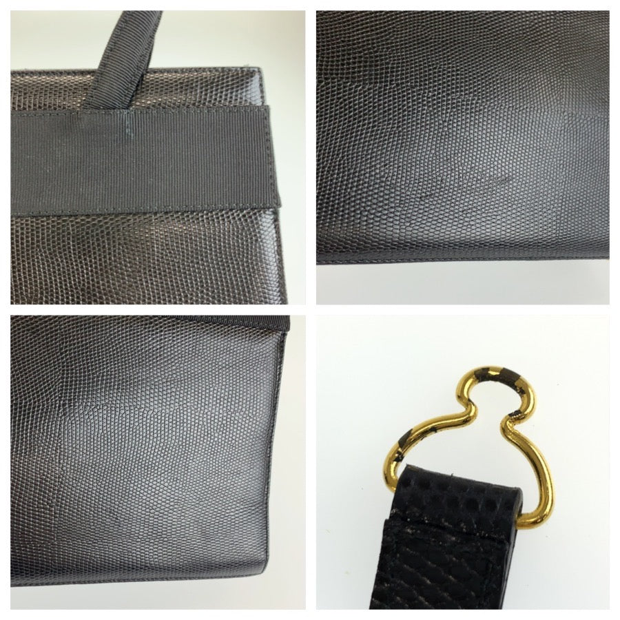 26154
Salvatore Ferragamo サルヴァトーレフェラガモ ヴァラリボン ブラック 黒 ゴールド金具 レザー AQ-214178 ハンドバッグ ショルダーバッグ 2way レディース ABP35