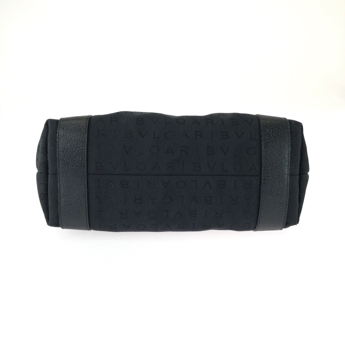 26159
BVLGARI ブルガリ ロゴマニア ブラック 黒 シルバー金具 キャンバス / レザー トートバッグ ショルダーバッグ レディース ABP21