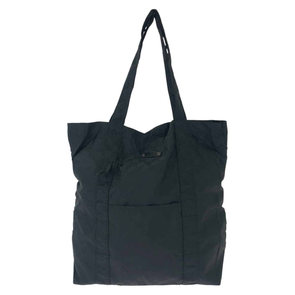 26162
GUCCI グッチ GG柄 テディベア パッカブル ブラック 黒 ナイロン 223669 トートバッグ エコバッグ レディース A42