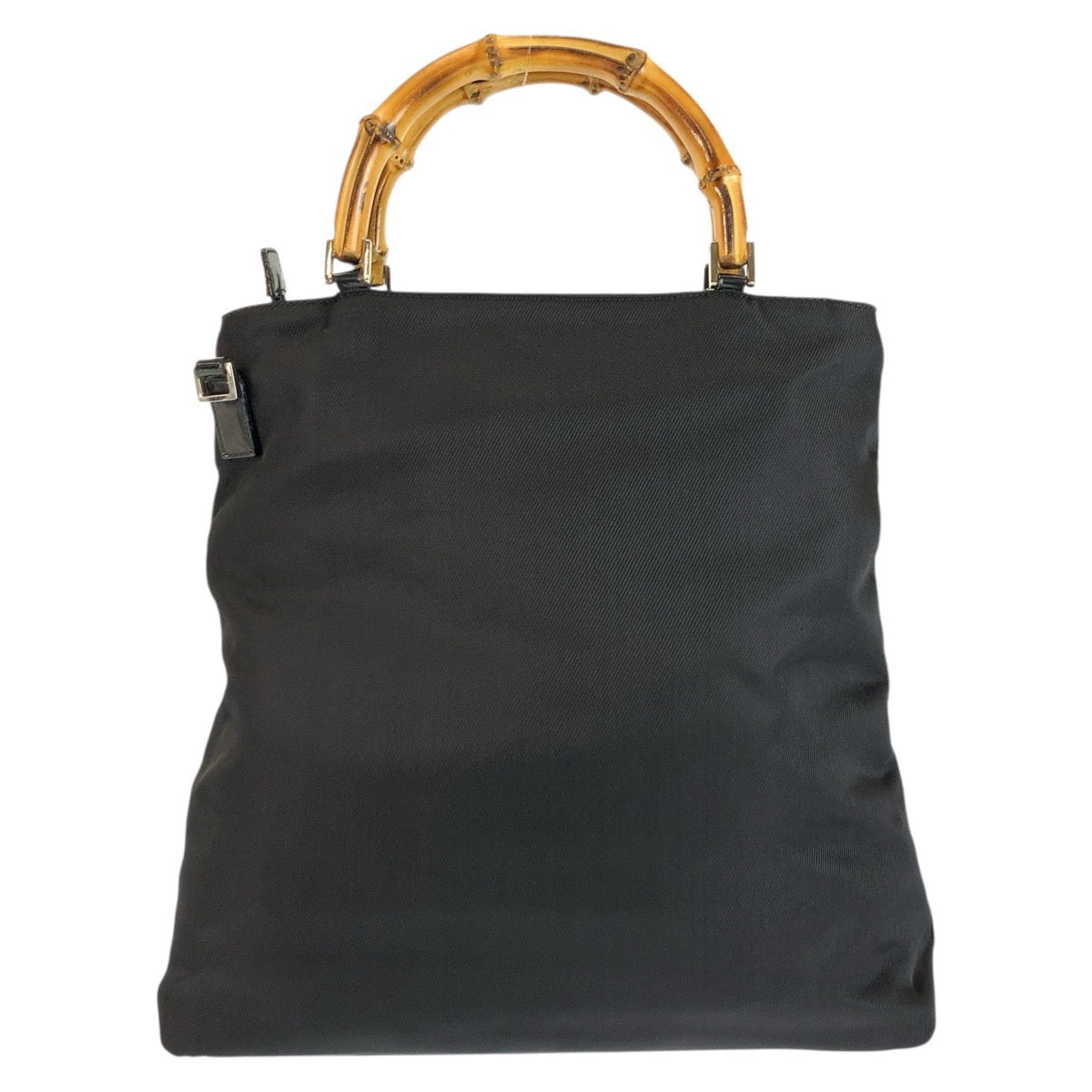 26164
GUCCI グッチ バンブー ブラック 黒 ナイロン 001 3754 1577 ハンドバッグ レディース AB30