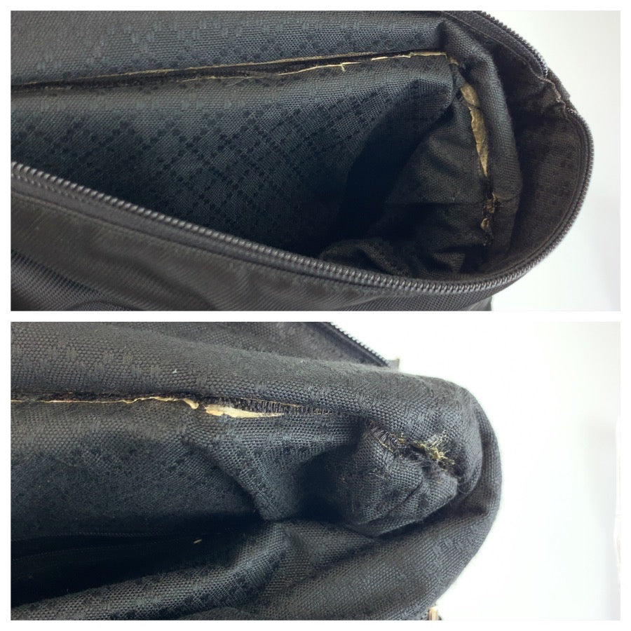 26164
GUCCI グッチ バンブー ブラック 黒 ナイロン 001 3754 1577 ハンドバッグ レディース AB30