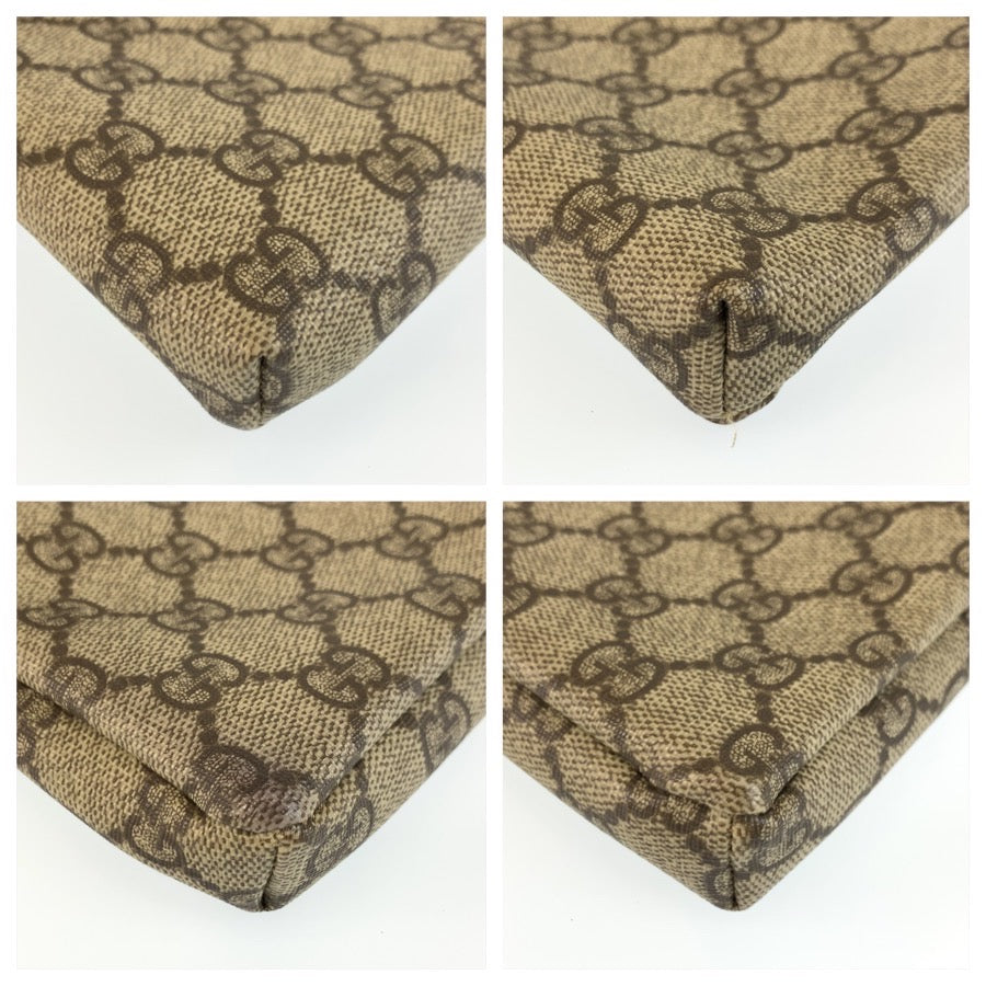 26165
GUCCI グッチ ブラウン ベージュ GGスプリームキャンバス / レザー 28566 ボディバッグ ウエストポーチ メンズ ABP44