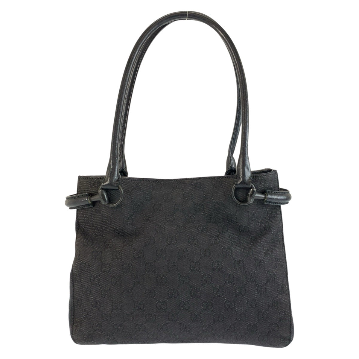 26167
GUCCI グッチ ブラック 黒 GGキャンバス / レザー 101971 トートバッグ ショルダーバッグ レディース ABP35