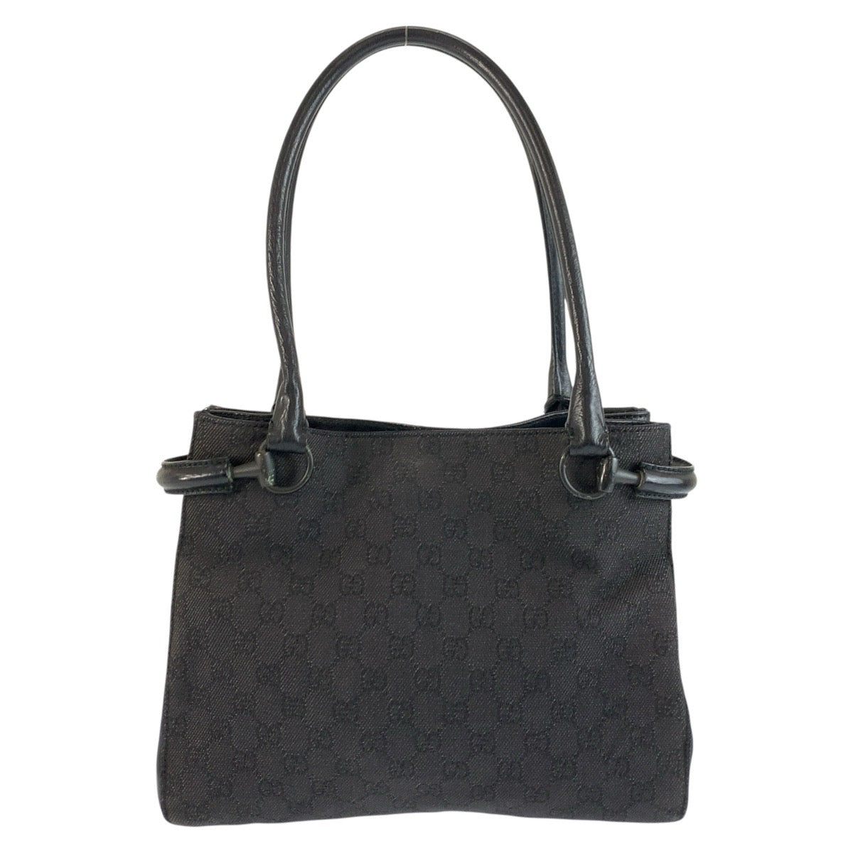 26167
GUCCI グッチ ブラック 黒 GGキャンバス / レザー 101971 トートバッグ ショルダーバッグ レディース ABP35