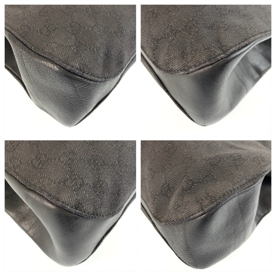 26167
GUCCI グッチ ブラック 黒 GGキャンバス / レザー 101971 トートバッグ ショルダーバッグ レディース ABP35