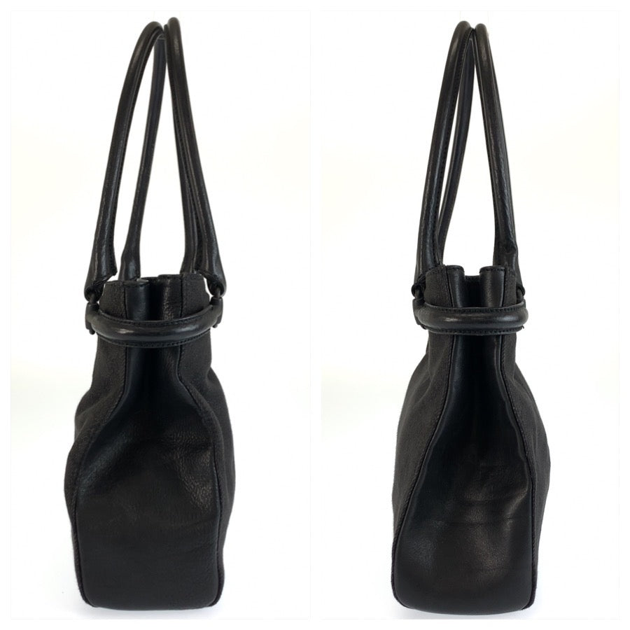 26167
GUCCI グッチ ブラック 黒 GGキャンバス / レザー 101971 トートバッグ ショルダーバッグ レディース ABP35