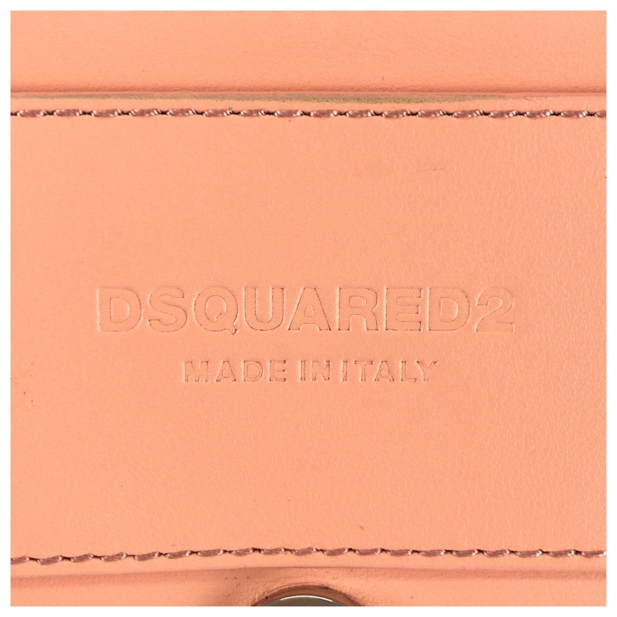 26168
DSQUARED2 ディースクエアード D2 STATEMENT D2ロゴ 2way ピンク シルバー金具 レザー ショルダーバッグ ハンドバッグ レディース SA35