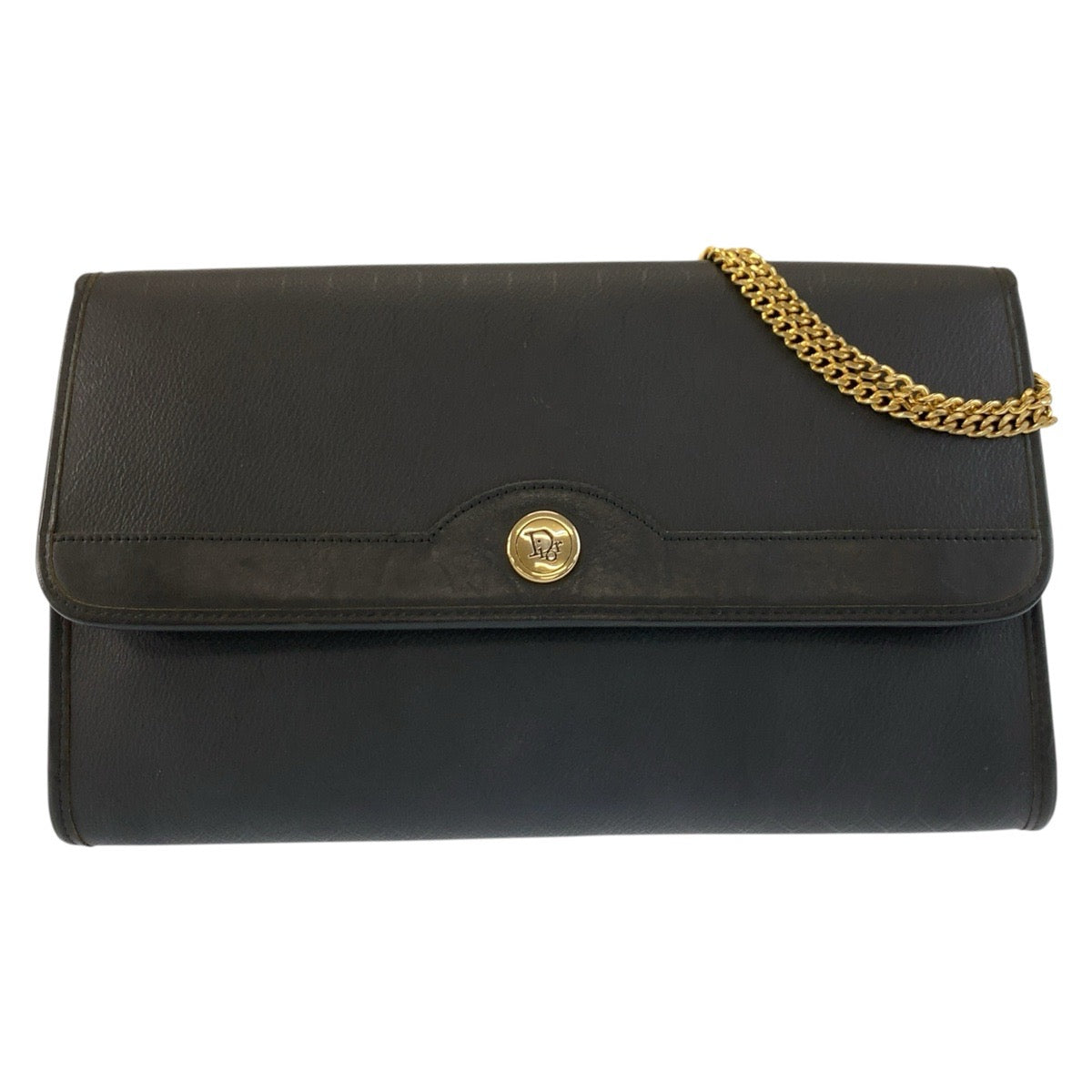26170
Christian Dior クリスチャンディオール ヴィンテージ ハニカム柄 ブラック 黒 ゴールド金具 PVC ハンドバッグ チェーンショルダーバッグ レディース ABP35