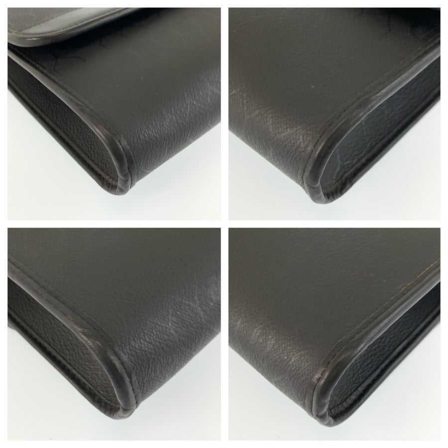 26170
Christian Dior クリスチャンディオール ヴィンテージ ハニカム柄 ブラック 黒 ゴールド金具 PVC ハンドバッグ チェーンショルダーバッグ レディース ABP35