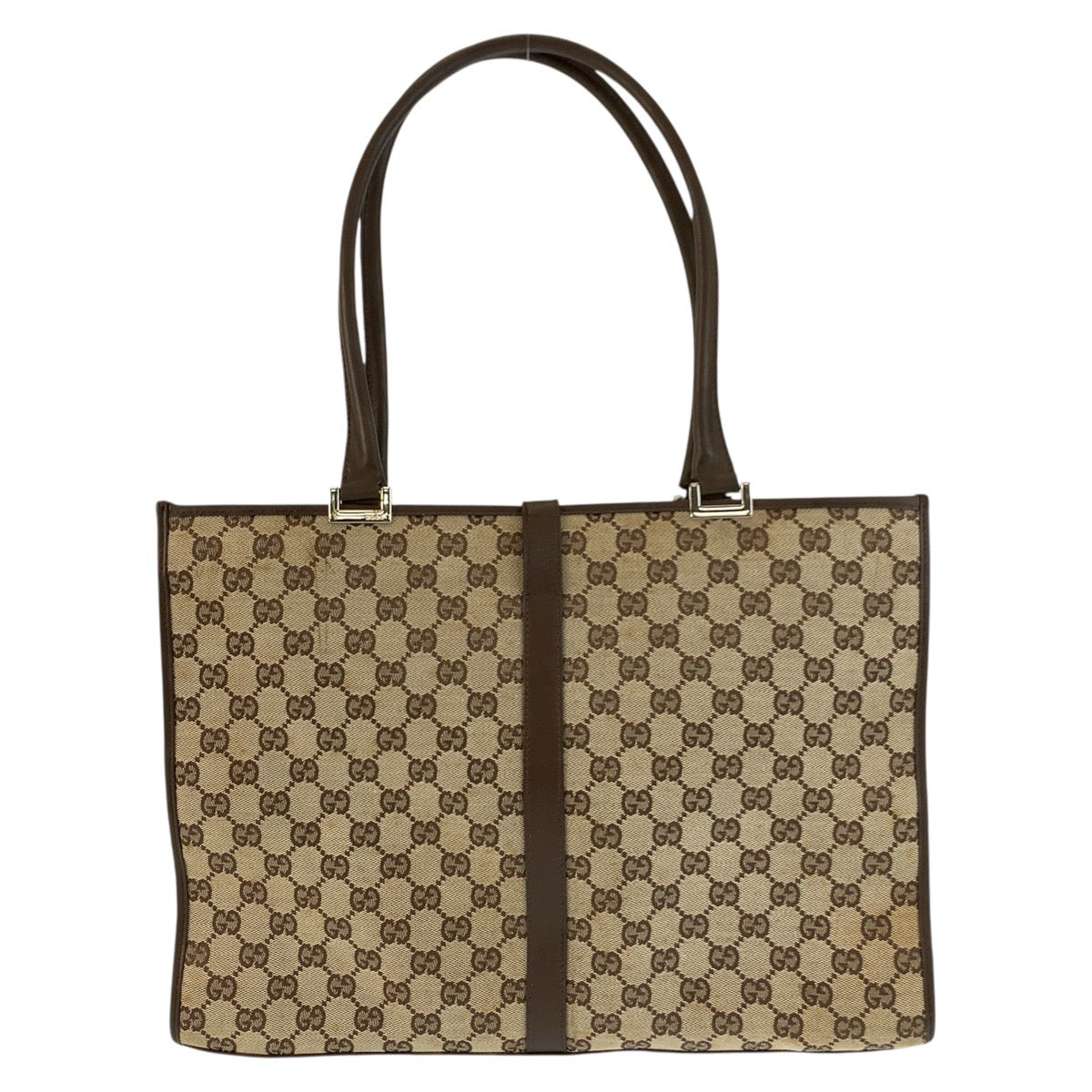 26176
GUCCI グッチ ジャッキー ブラウン ベージュ シルバー金具 GGキャンバス / レザー 002 1074 トートバッグ ショルダーバッグ レディース AB30