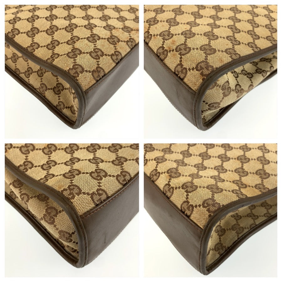 26176
GUCCI グッチ ジャッキー ブラウン ベージュ シルバー金具 GGキャンバス / レザー 002 1074 トートバッグ ショルダーバッグ レディース AB30