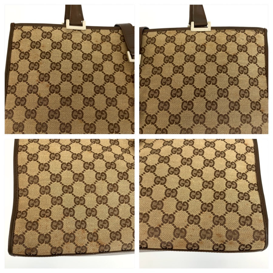 26176
GUCCI グッチ ジャッキー ブラウン ベージュ シルバー金具 GGキャンバス / レザー 002 1074 トートバッグ ショルダーバッグ レディース AB30
