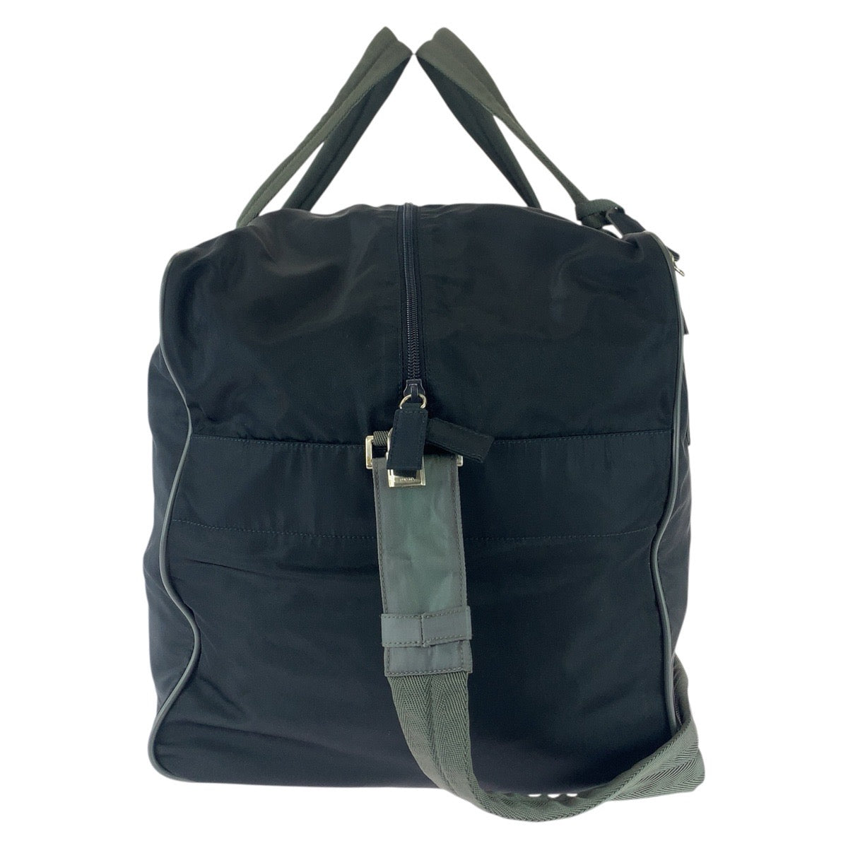26178
PRADA SPORTS プラダスポーツ ブラック 黒 シルバー金具 ナイロン ボストンバッグ ショルダーバッグ メンズ ABP49