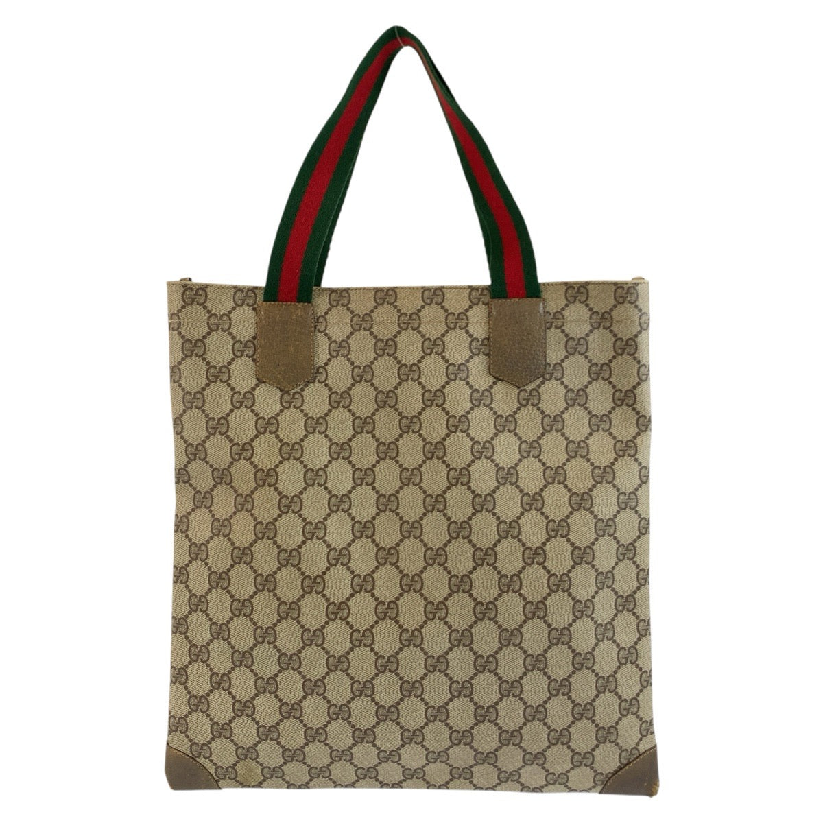 26180
GUCCI グッチ ヴィンテージ シェリーライン ベージュ ブラウン GGスプリームキャンバス 02 37 1300 トートバッグ ハンドバッグ レディース AB23