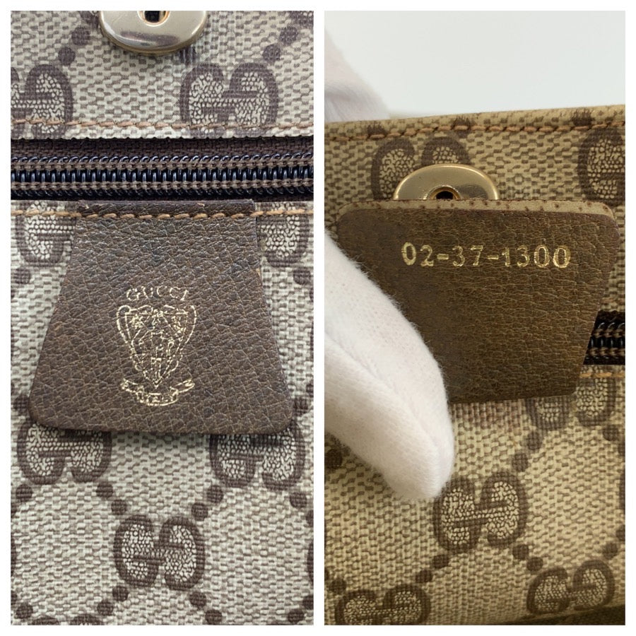 26180
GUCCI グッチ ヴィンテージ シェリーライン ベージュ ブラウン GGスプリームキャンバス 02 37 1300 トートバッグ ハンドバッグ レディース AB23