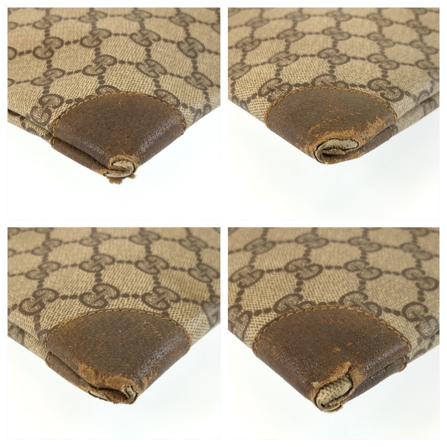 26180
GUCCI グッチ ヴィンテージ シェリーライン ベージュ ブラウン GGスプリームキャンバス 02 37 1300 トートバッグ ハンドバッグ レディース AB23