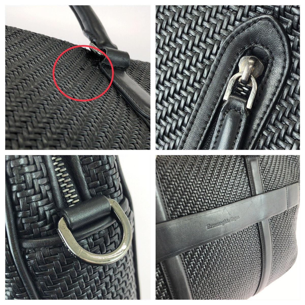 26181
Ermenegildo Zegna エルメネジルド ゼニア ペッレテスータ ブラック 黒 ガンメタ金具 レザー ビジネスバッグ ブリーフケース メンズ AB14