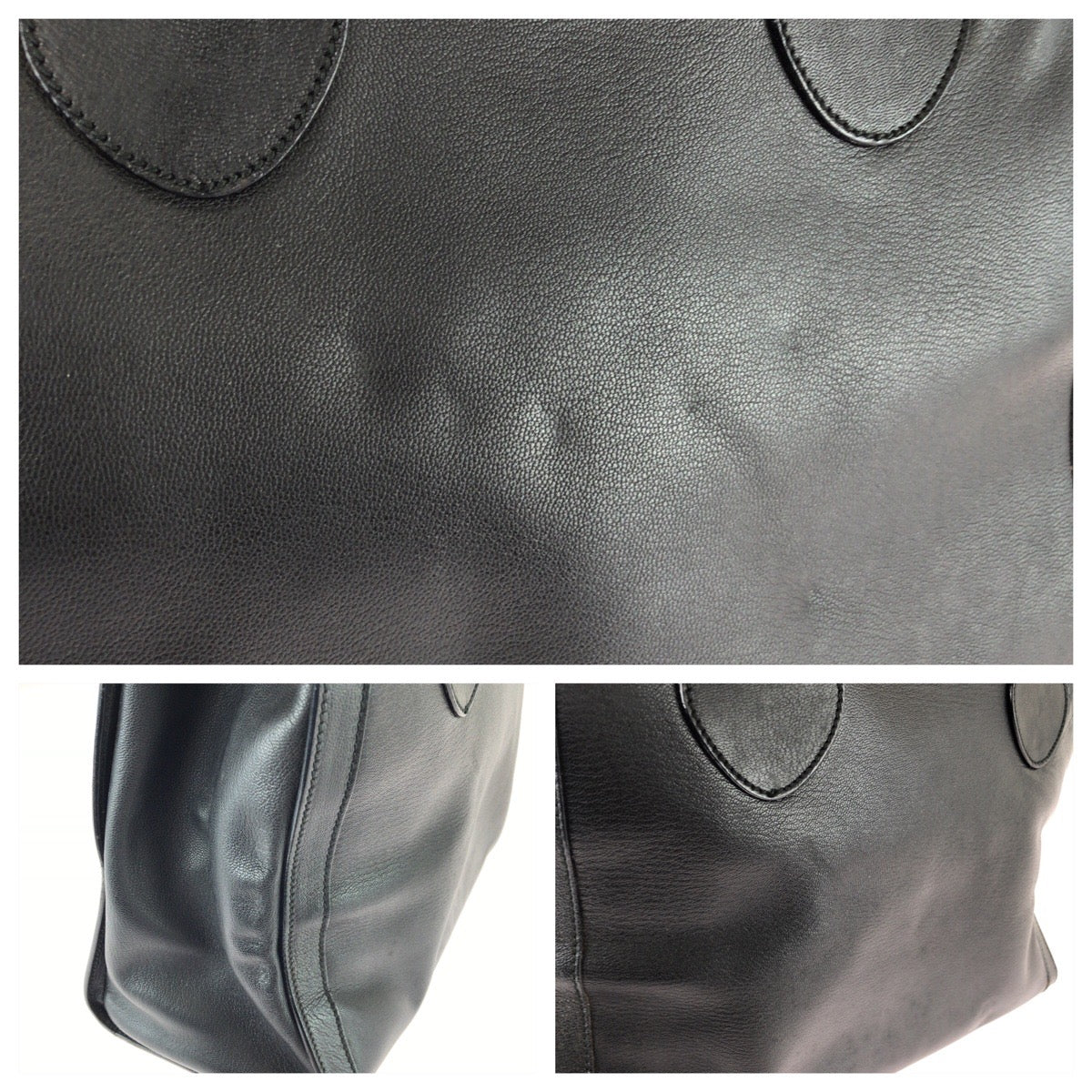 26188
GUCCI グッチ バンブー ブラック 黒 ゴールド金具 レザー 002 8260 トートバッグ ハンドバッグ レディース AB35