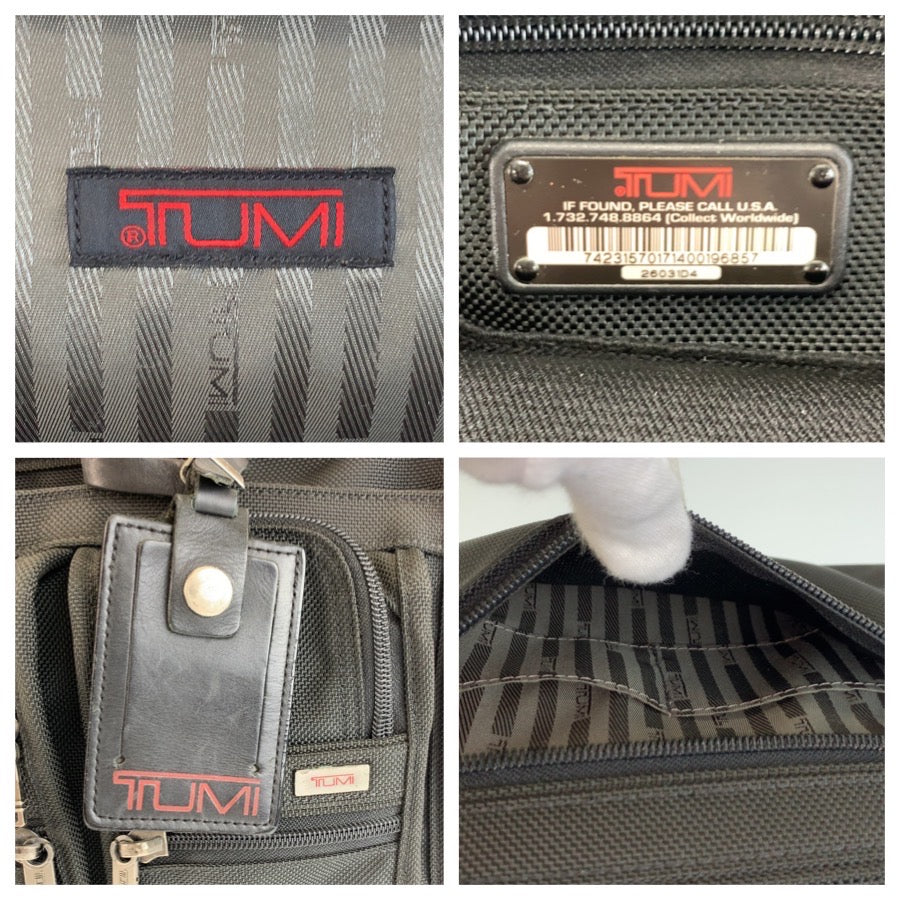 26190
TUMI トゥミ エクスパンダブル ブラック 黒 ナイロン ビジネスバッグ ブリーフケース メンズ AB15
