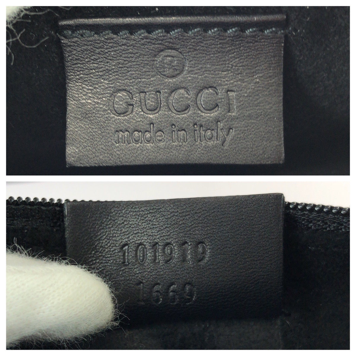 26191
GUCCI グッチ ブラック 黒 シルバー金具 レザー 101919 トートバッグ ハンドバッグ レディース AB28