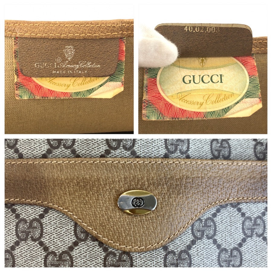26193
GUCCI グッチ ヴィンテージ シェリーライン ベージュ GGスプリームキャンバス 40 02 003 トートバッグ ショルダーバッグ レディース ABP28