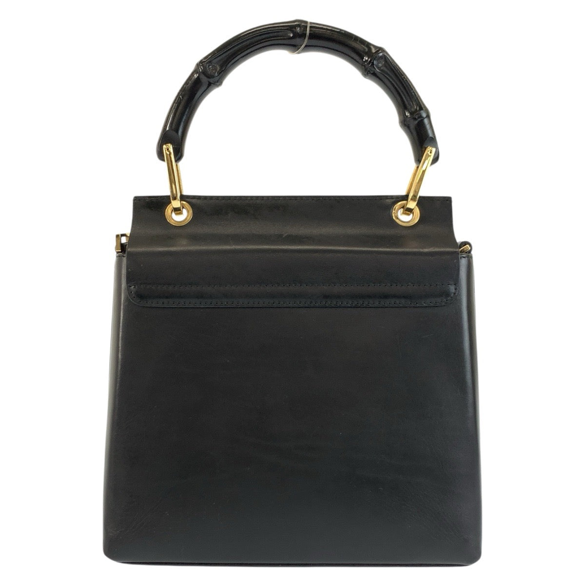 26195
GUCCI グッチ ヴィンテージ バンブー ブラック 黒 ゴールド金具 レザー 001 1388 ハンドバッグ ショルダーバッグ 2way レディース ABP37
