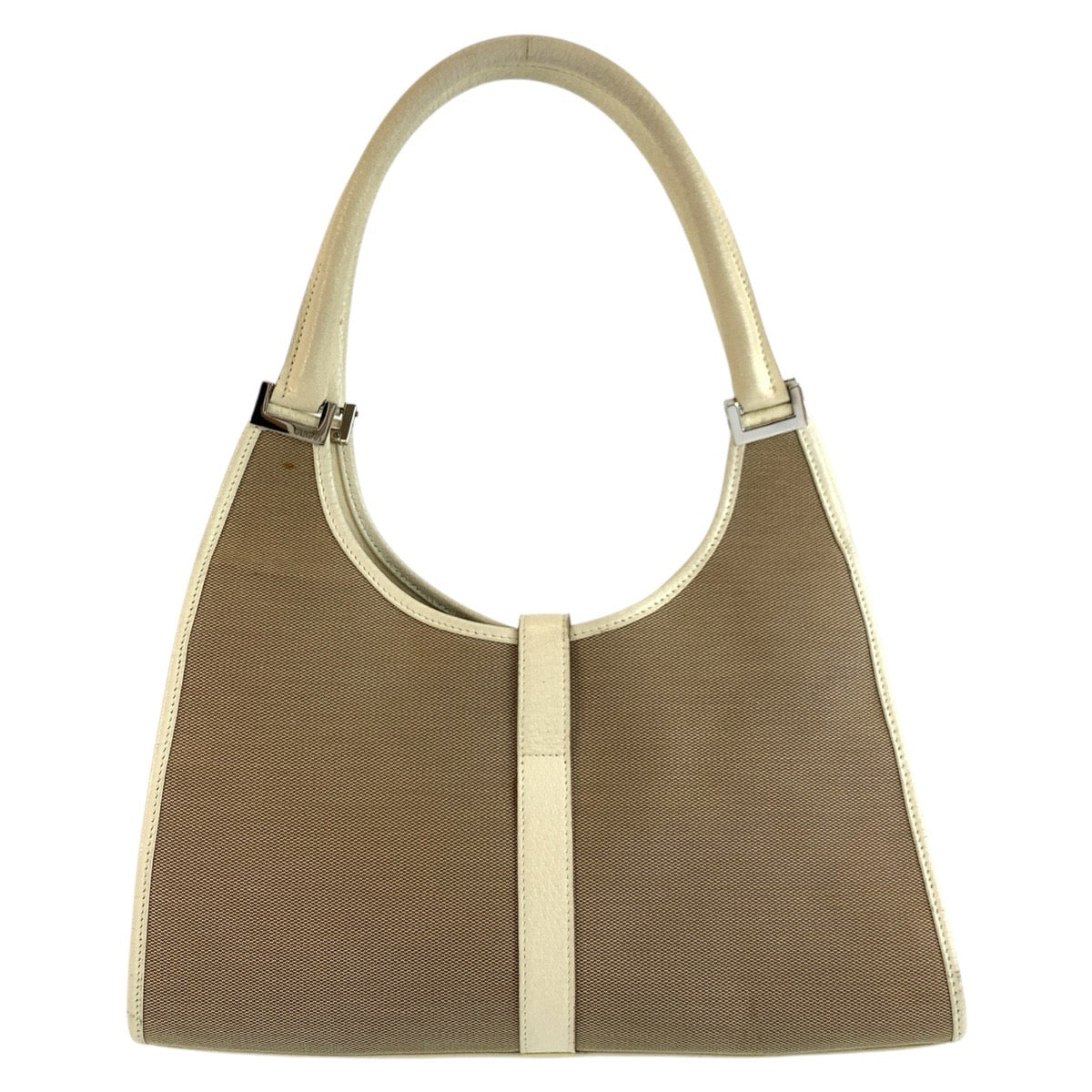 26198
GUCCI グッチ ジャッキー ベージュ アイボリー キャンバス / レザー 002 1067 ハンドバッグ トートバッグ レディース ABP45