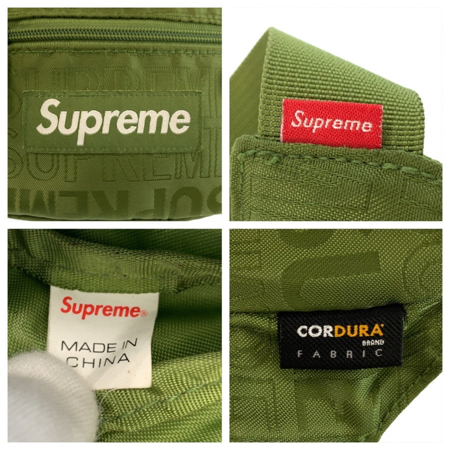 26208
Supreme シュプリーム グリーン ナイロン ボディバッグ ウエストポーチ バムバッグ メンズ A14
