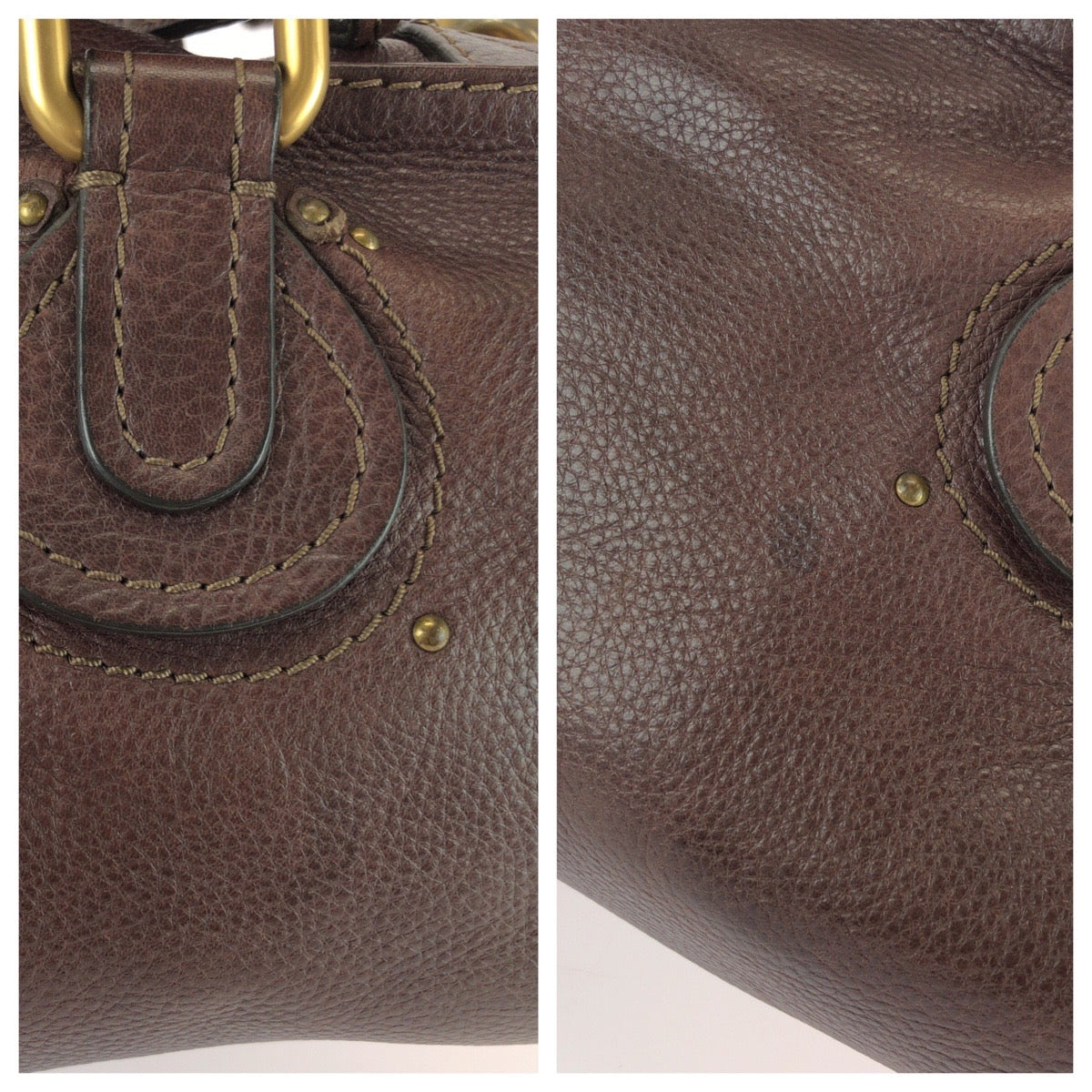 26210
Chloe クロエ ヴィンテージ パディントン ブラウン ゴールド金具 レザー ハンドバッグ ショルダーバッグ ミニボストンバッグ レディース ABP82