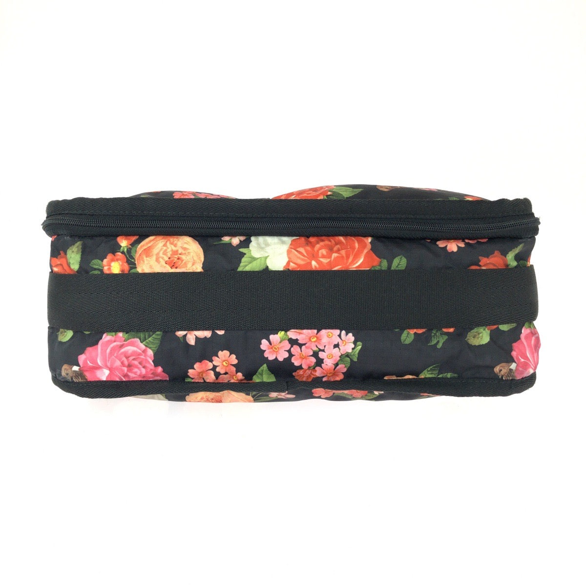 26215
LeSportsac レスポートサック Royal Rose DELUXE EVERYDAY BAG ブラック マルチカラー シルバー金具 ナイロン ショルダーバッグ レディース ABP3