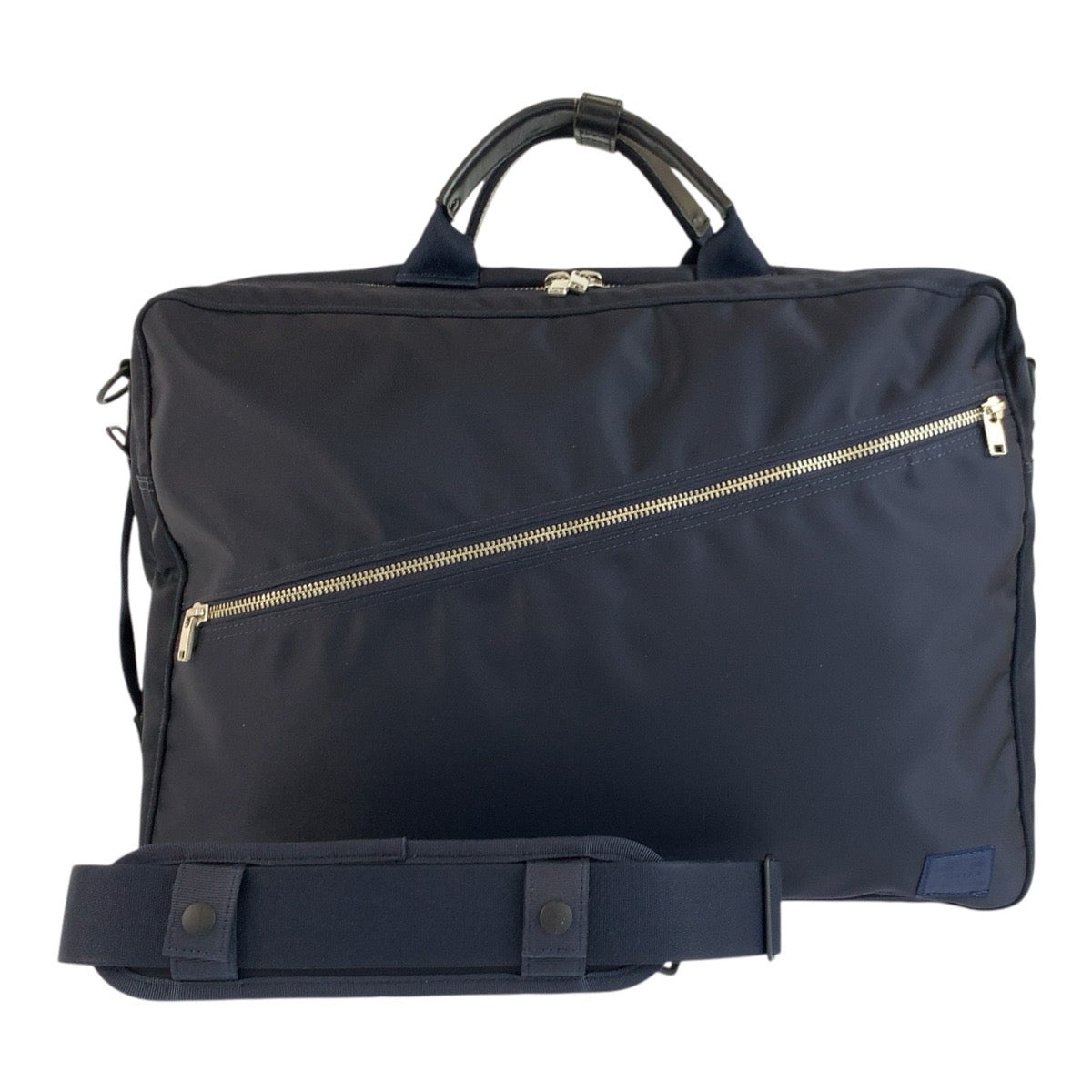26224
PORTER ポーター リフト ネイビー シルバー金具 ナイロン ビジネスバッグ ブリーフケース リュック3way メンズ A23