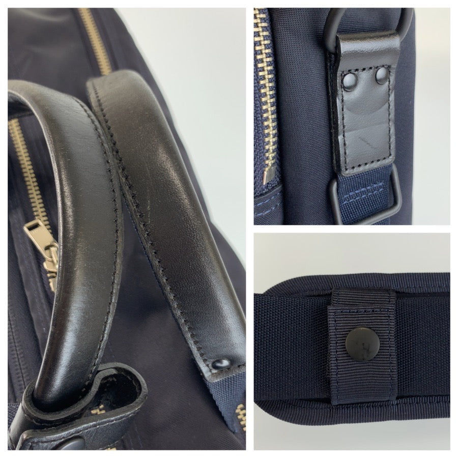 26224
PORTER ポーター リフト ネイビー シルバー金具 ナイロン ビジネスバッグ ブリーフケース リュック3way メンズ A23