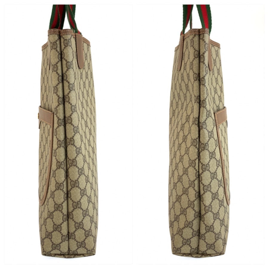 26226
GUCCI グッチ ヴィンテージ シェリーライン ベージュ GGスプリームキャンバス 002 123 6487 トートバッグ ショルダーバッグ レディース ABP30