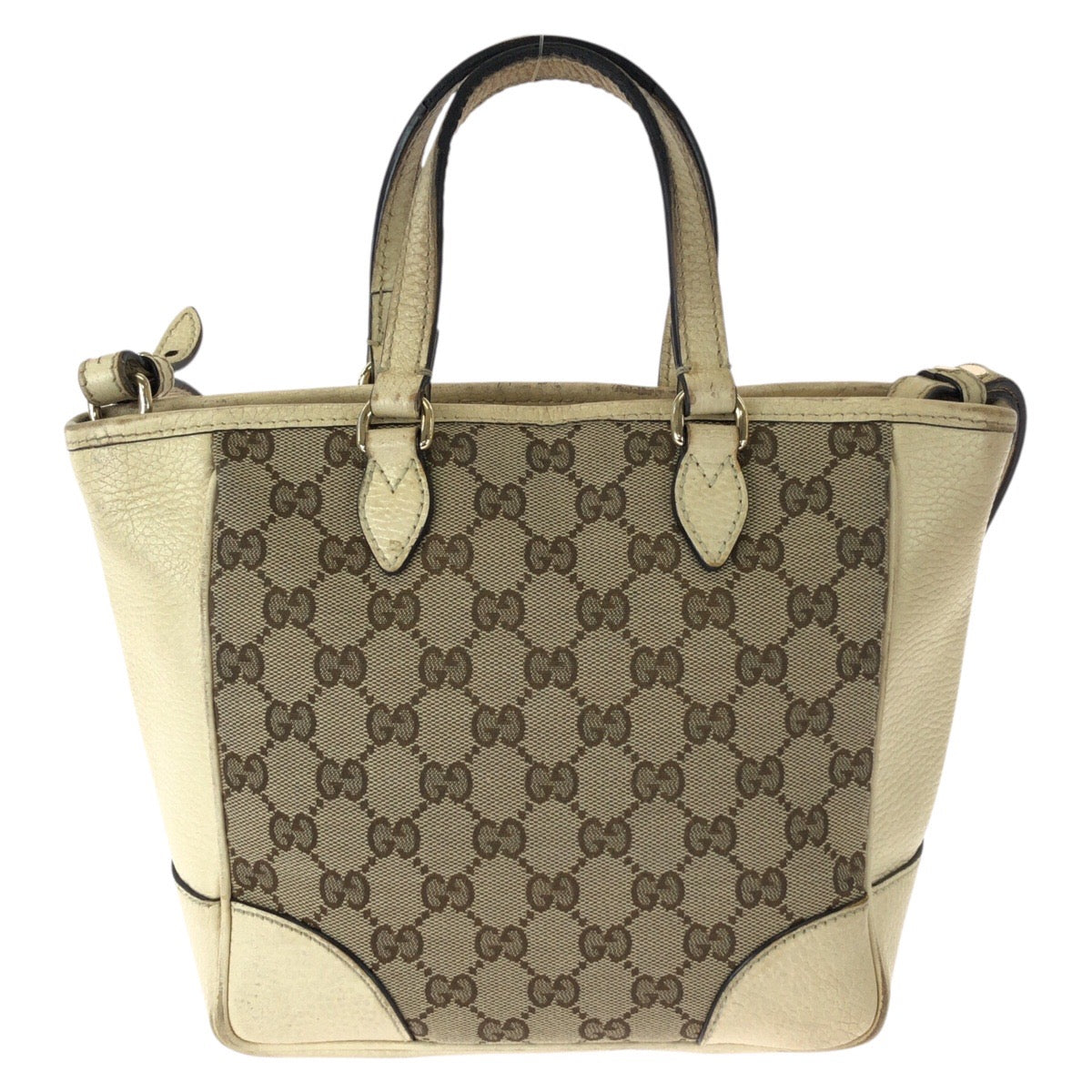 26228
GUCCI グッチ 2way ベージュ ゴールド金具 GGキャンバス / レザー 449241 ショルダーバッグ ハンドバッグ レディース AB35