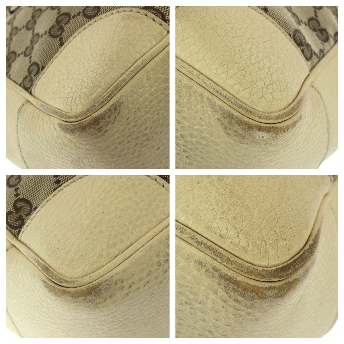 26228
GUCCI グッチ 2way ベージュ ゴールド金具 GGキャンバス / レザー 449241 ショルダーバッグ ハンドバッグ レディース AB35