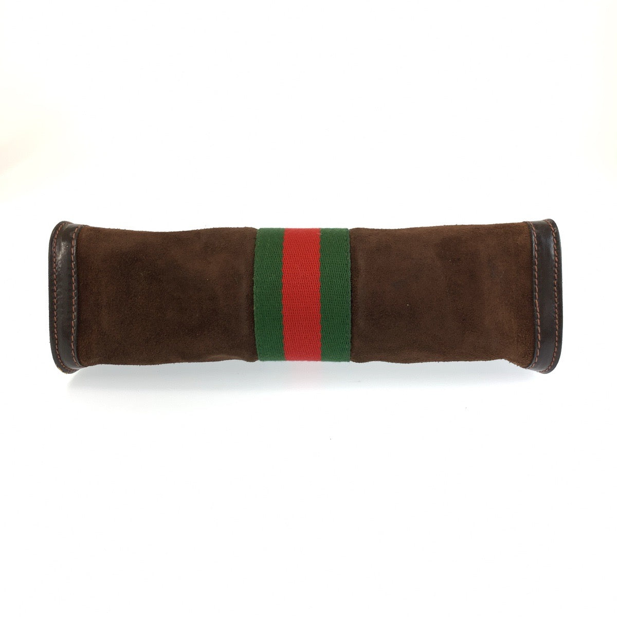 26229
GUCCI グッチ ヴィンテージ シェリーライン ブラウン スウェード / レザー クラッチバッグ セカンドバッグ 男女兼用 レディース ABP21