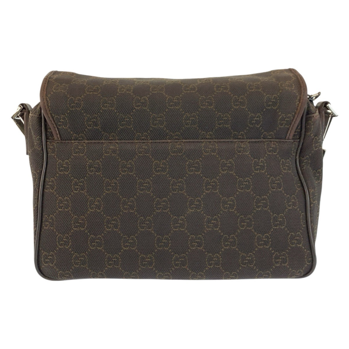 26232
GUCCI グッチ ブラウン GGキャンバス / レザー 28562 ショルダーバッグ ポシェット レディース ABP30