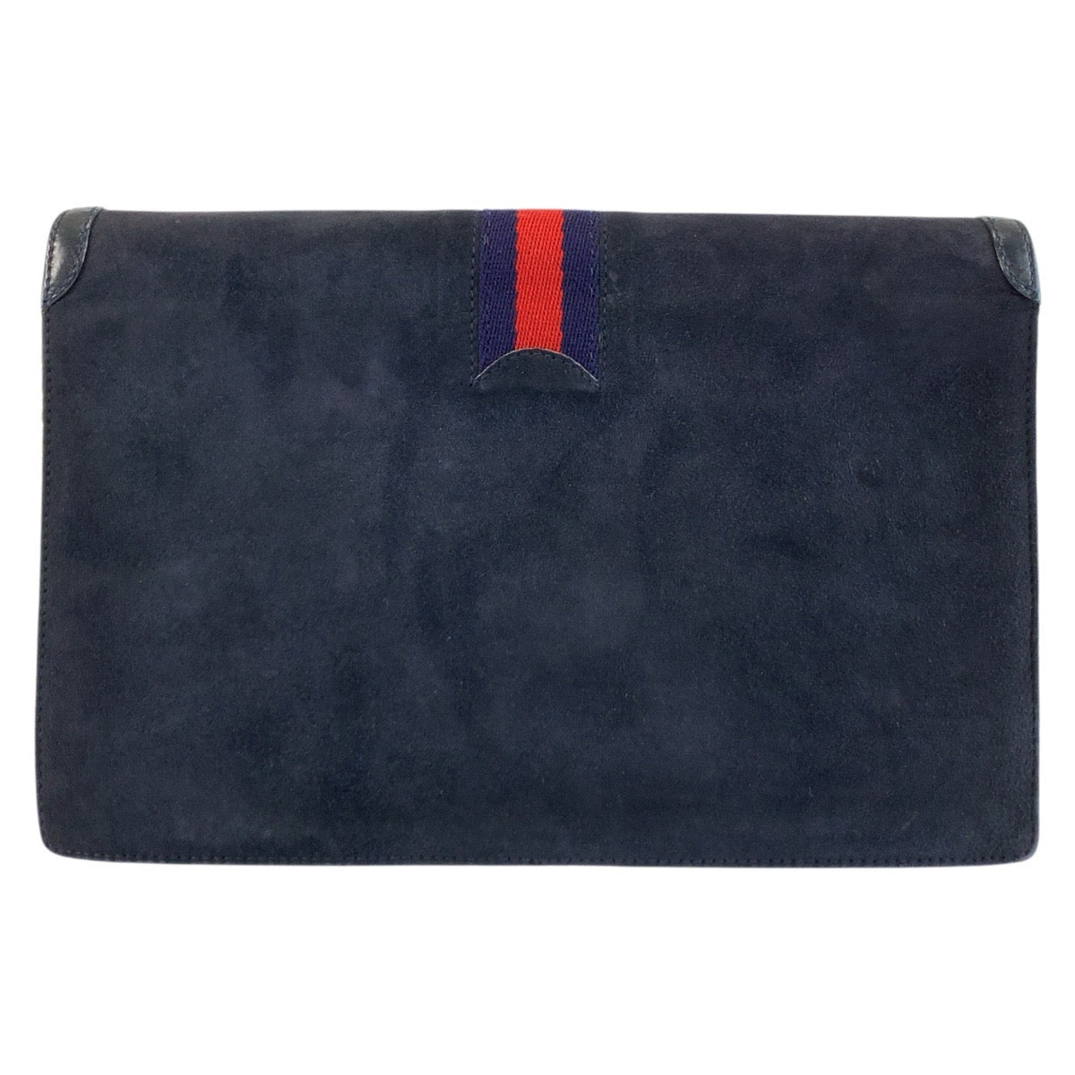 26237
GUCCI グッチ ヴィンテージ シェリーライン ネイビー ゴールド金具 スウェード チェーンショルダーバッグ レディース ABP42