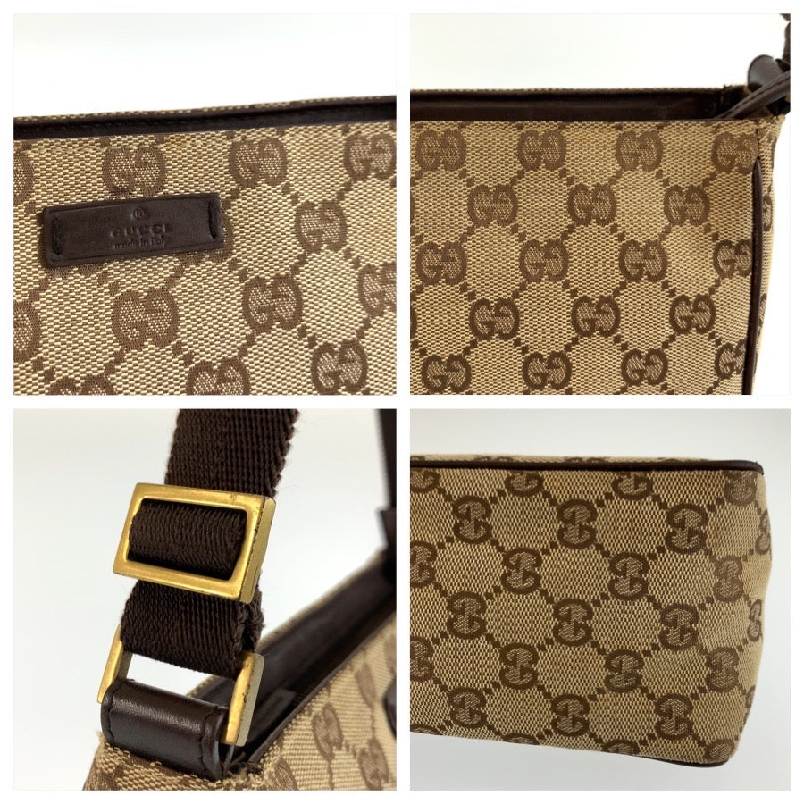 26238
GUCCI グッチ ブラウン ベージュ GGキャンバス 106644 ハンドバッグ アクセサリーポーチ レディース AB35